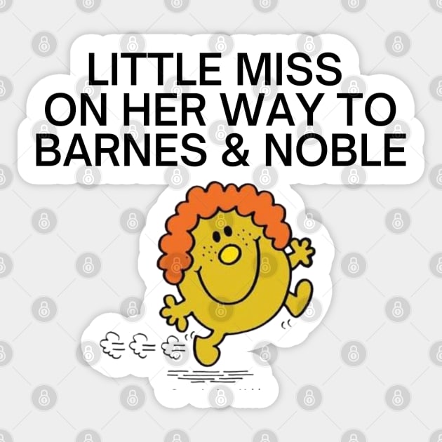 LITTLE MISS BOOK CLUB Sticker by heyvisuals